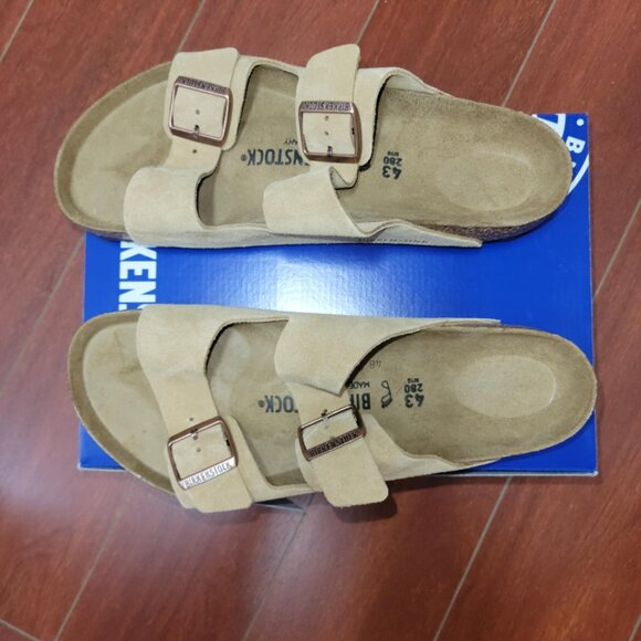 Birkenstock Arizona Suede Leather - Latte Cream - Picture 5 of 7